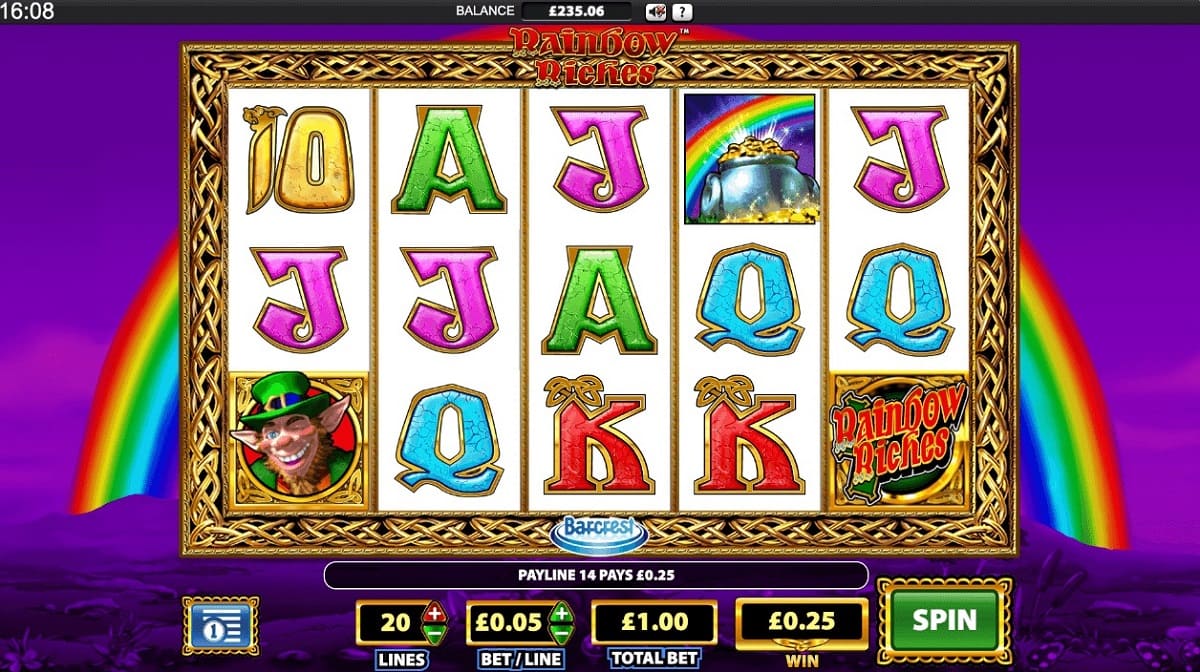 Rainbow Riches slot icmalı